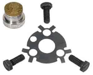 Cam Stop Button and Retaining Plate Small Block Chevy & 90° V6 Chevy