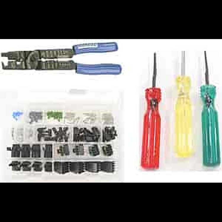 Crimp Tool and WeatherPack Kit Includes: General Purpose Wire Crimper/Stripper
