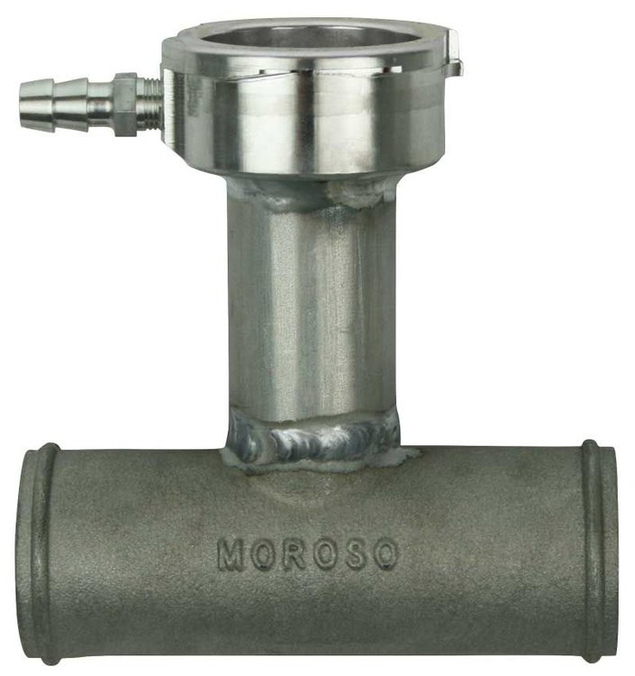 Inline Radiator Filler Neck, 1.500 in. Inlet/Outlet