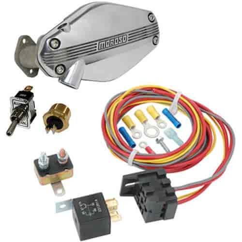 Polished Electric Water Pump Kit Big Block Chevy Includes: