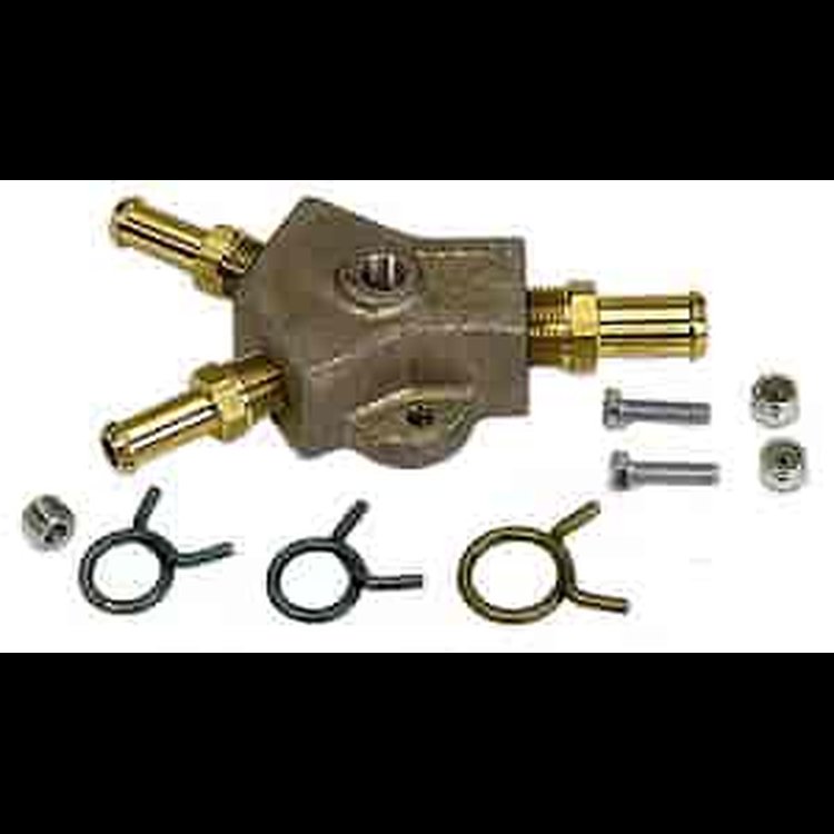 "Y" Fuel Block Kit 1/2" Hose Inlet