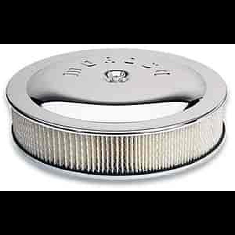 Flat Bottom Racing Air Cleaner 14" Diameter