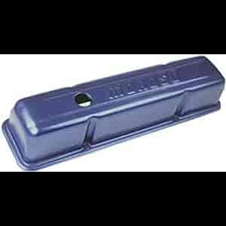 Tall Aluminum Valve Covers SB-Chevy Blue Anodized Finish