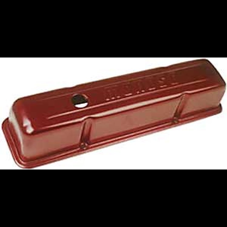 Tall Aluminum Valve Covers SB-Chevy Red Anodized Finish