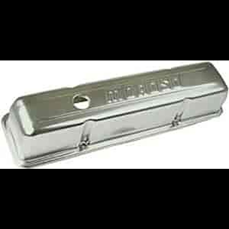 Tall Aluminum Valve Covers SB-Chevy Clear Anodized Finish