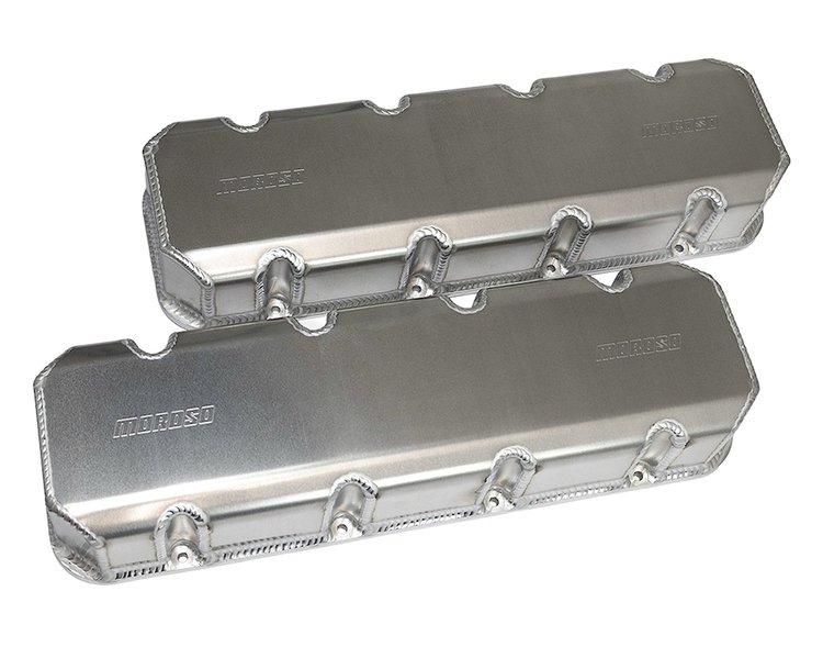 68368 Fabricated Aluminum Valve Covers for Pro-Filer Airstrike 12-Degree Small Block Chevy Cylinder Heads