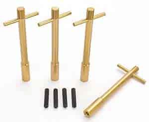 Gold 1/4"x20 4/pkg