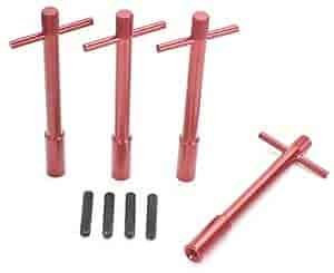 Red 1/4"x20 4/pkg