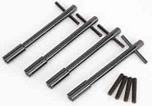 Aluminum T-Bar Wing Nuts 1/4" x 20
