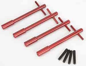 Aluminum T-Bar Wing Nuts 1/4" x 20