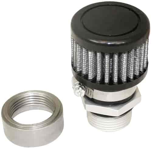 Valve Cover Breather Kit For OEM GM LS Valve Cover U-Weld Steel