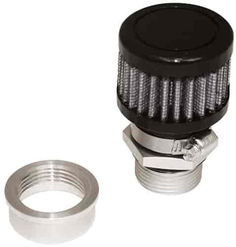 Valve Cover Breather Kit Universal U-Weld Aluminum