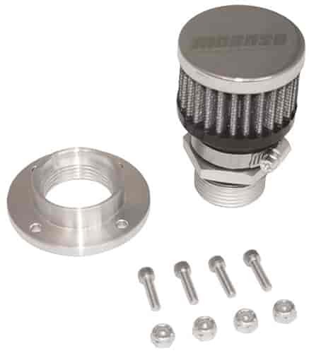 Valve Cover Breather Kit Universal Non-Weld Aluminum