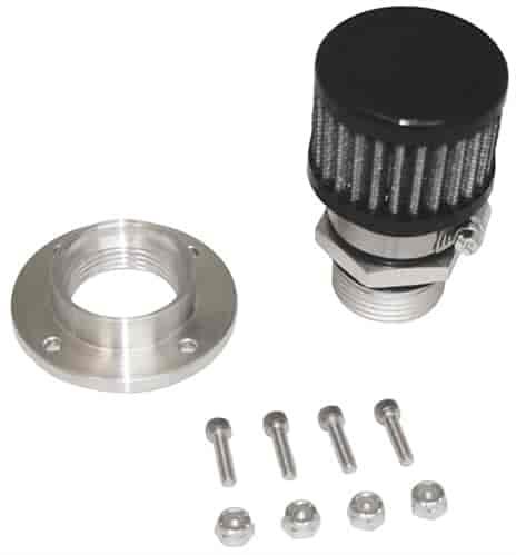 Valve Cover Breather Kit Universal Non-Weld Aluminum