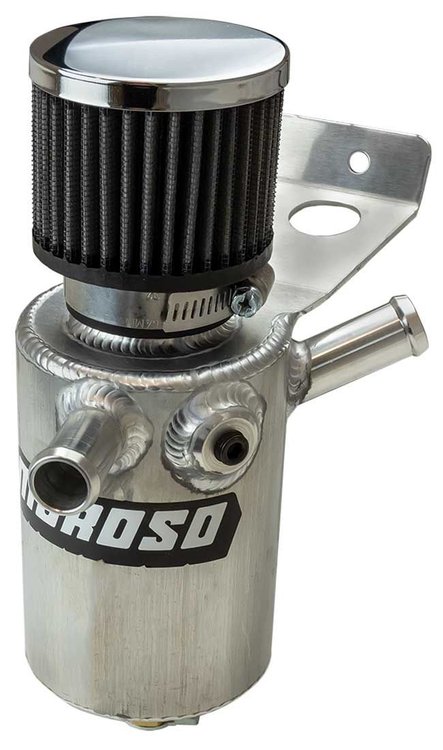 Single Breather Air/Oil Separator Tank - COPO Upgrade for Moroso 3/4 in. Breather Kit 68864