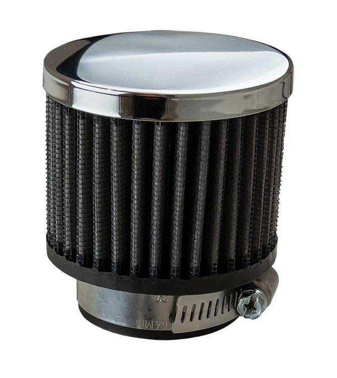 Valve Cover Breather Filter Fits 1 3/4 in. Breather Tubes [Non-Hooded, Clamp-On]