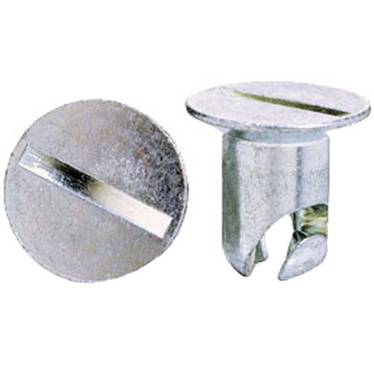 71291 Quick Fastener, Flush .5/16 In X .400, Steel, Silver