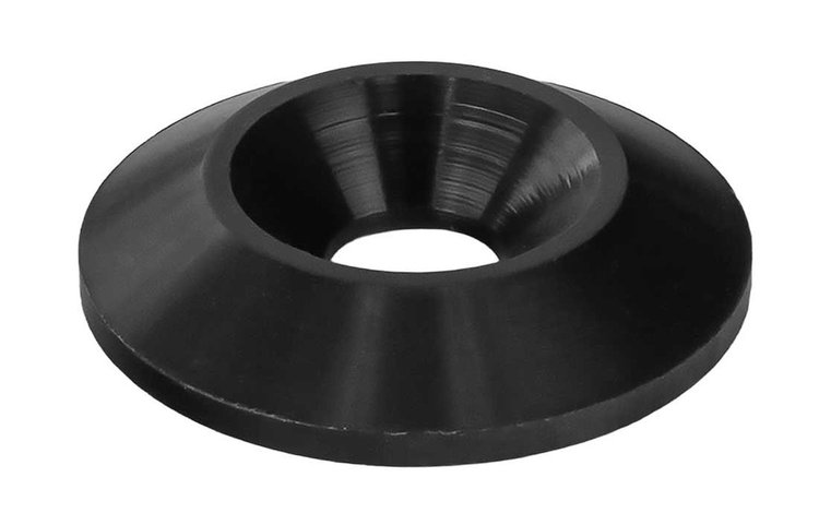 71682 Tapered 1 in. Aluminum Washer Set 10‑Pack [Black Anodized]