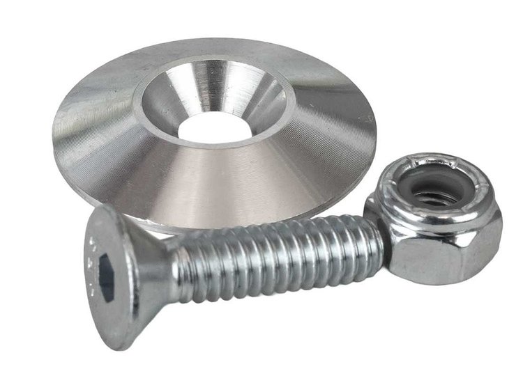 71685 Tapered 1.25 in. Aluminum Washer Set with Hardware 10-Pack