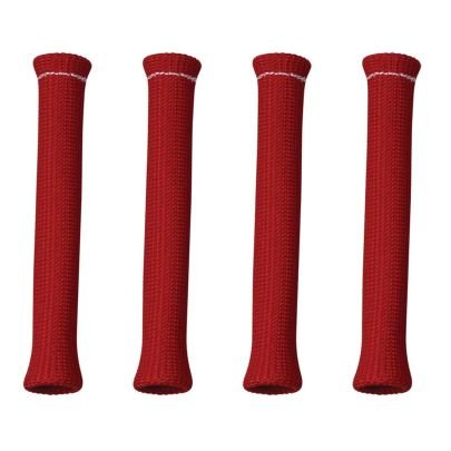 High-Temperature Spark Plug Boot Protectors [Red, 4-PC]