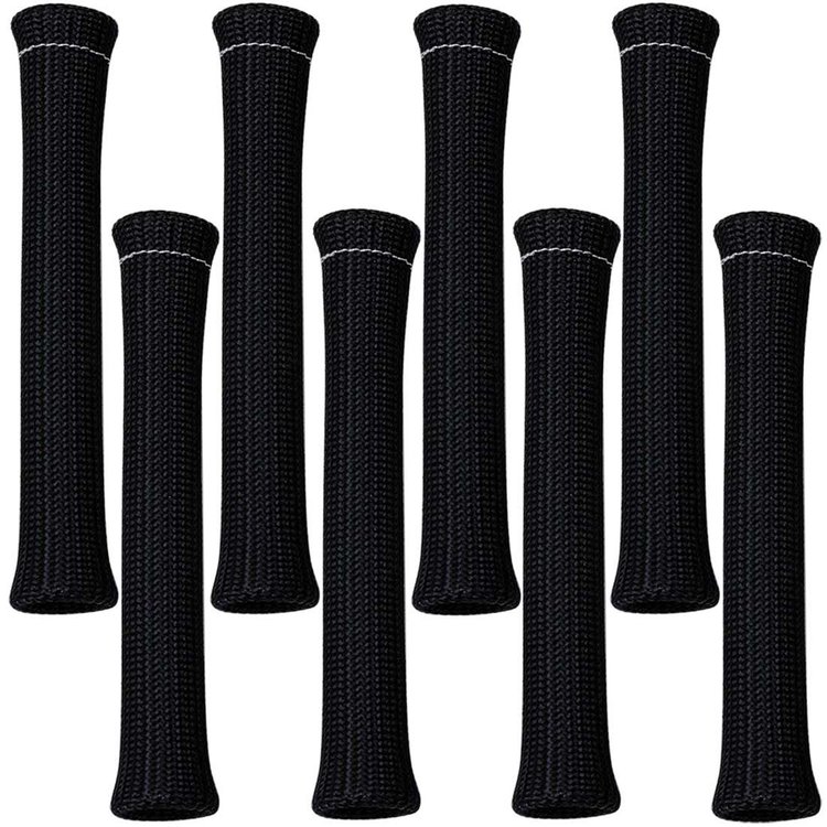 High-Temperature Spark Plug Boot Protectors [Black, 8-PC]