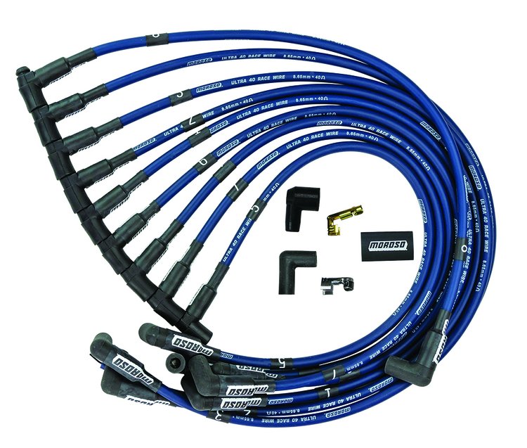 Ultra 40 Unsleeved Spark Plug Wire Set Small Block Chevy
