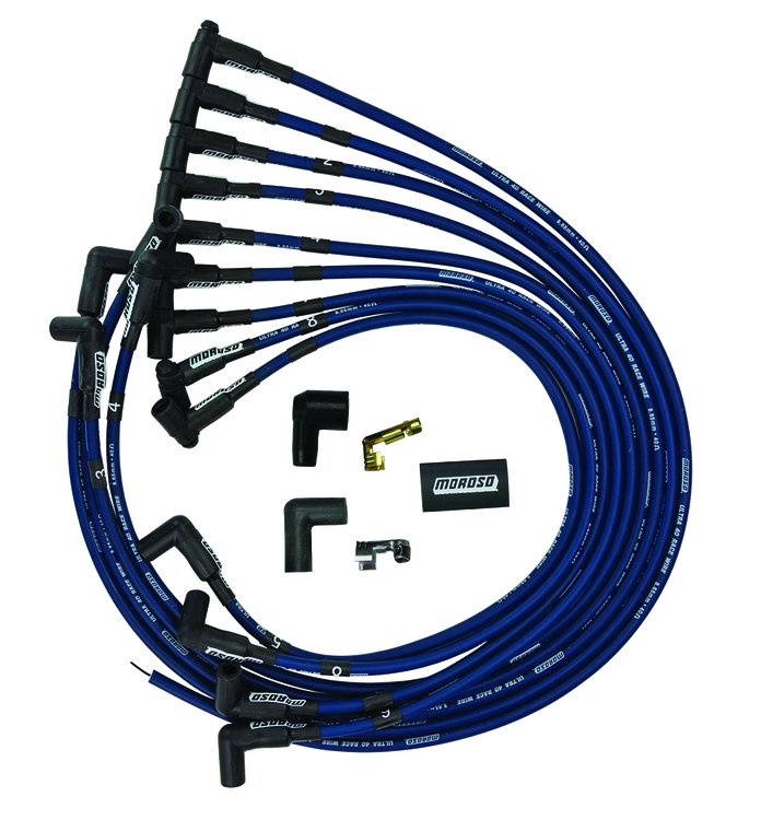 Ultra 40 Unsleeved Spark Plug Wire Set Small Block Chevy