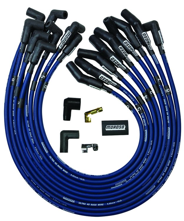Ultra 40 Unsleeved Spark Plug Wire Set Ford 351W