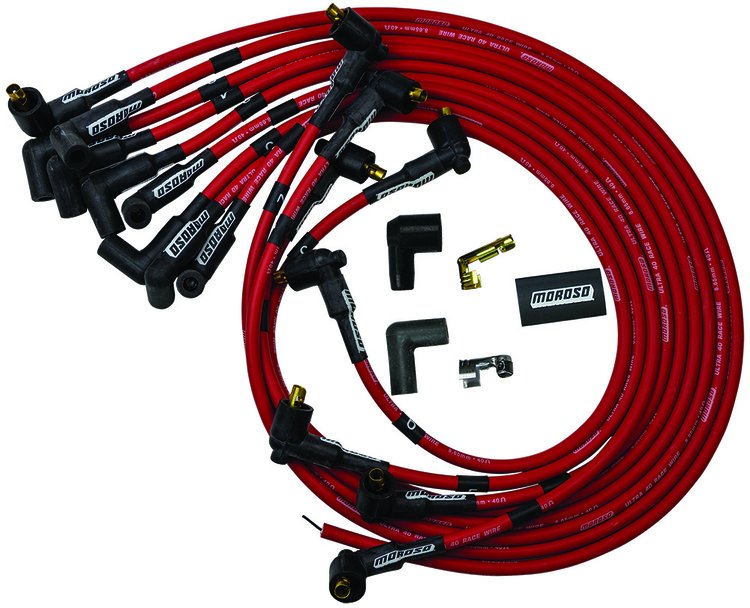 Ultra 40 Unsleeved Spark Plug Wire Set Small Block Chevy