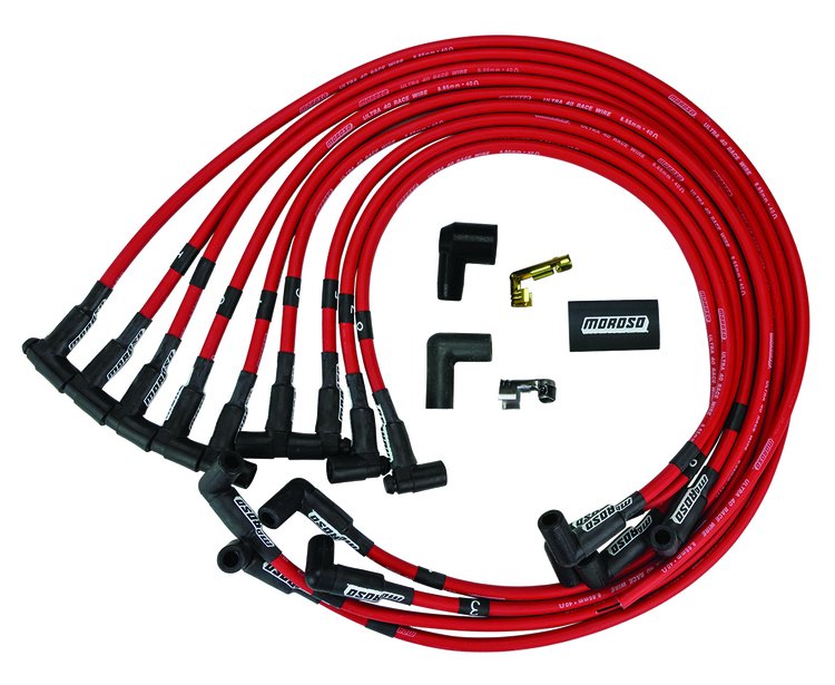 Ultra 40 Unsleeved Spark Plug Wire Set Small Block Chevy