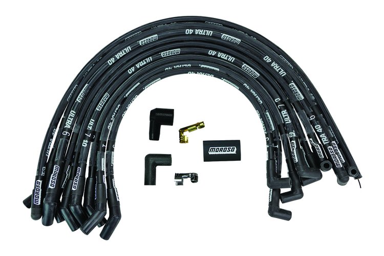 Ultra 40 Sleeved Spark Plug Wire Set Big Block Ford 429-460