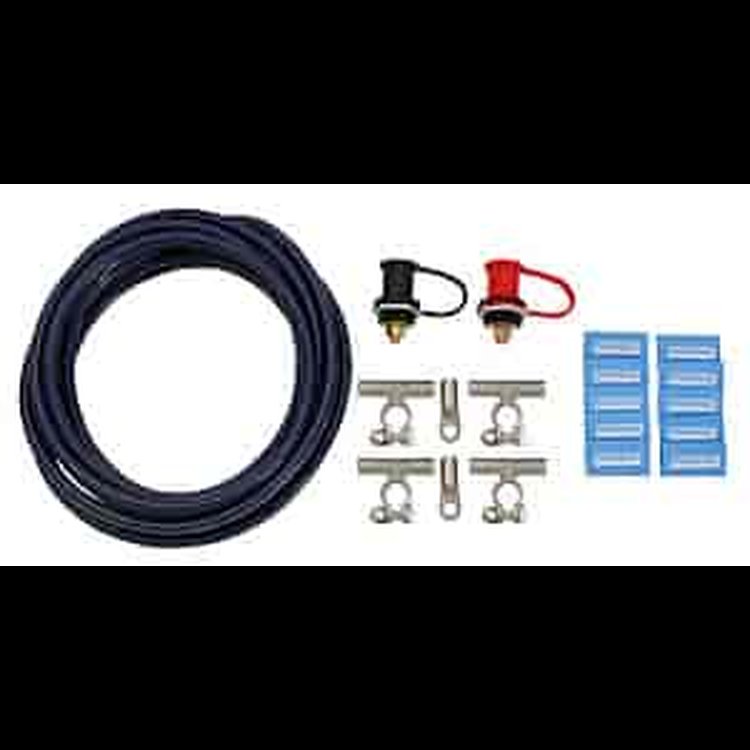 Battery Charger Cable Kit Remote battery jumper terminals