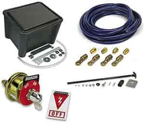 Battery Box Kit Includes: Moroso Battery Box