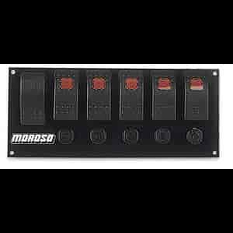 Rocker Switch Panel Starter Plus 5 On/Off Switches