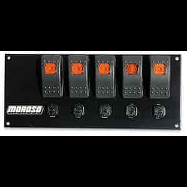 Rocker Switch Panel 5 On/Off Switches