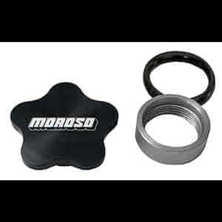 Fill Cap Kit Black Anodized Contoured Grip Cap
