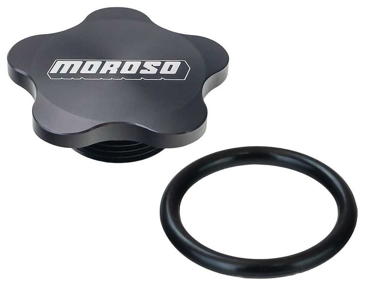 85294 Filler Cap [1 3/8 in.-12 Thread, Black Anodized]