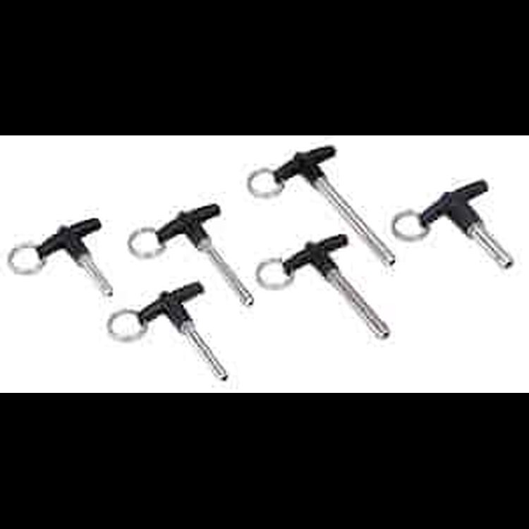 Quick Release Pins 1/4" Diameter x 1" L