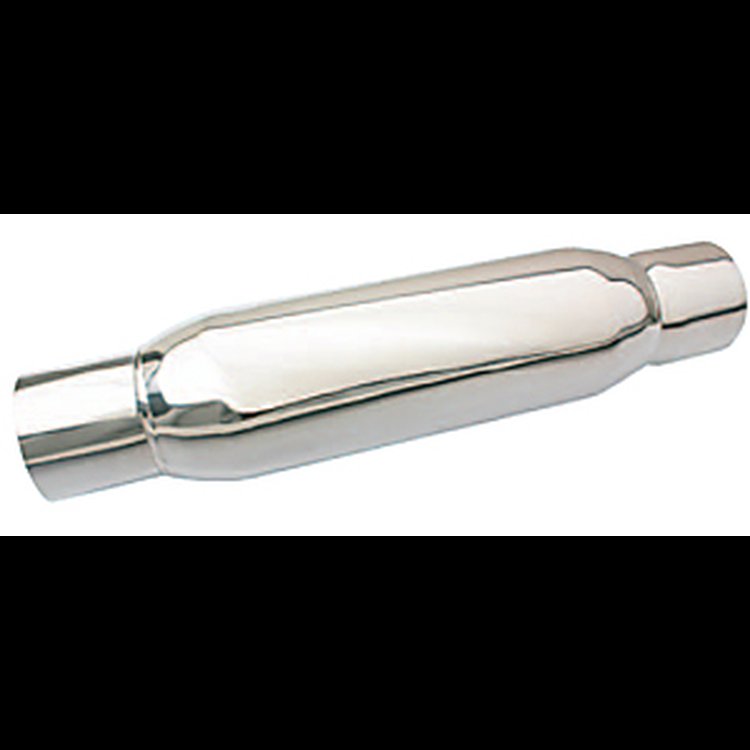 Spiral Flow Muffler 2-1/2" Inlet/Outlet