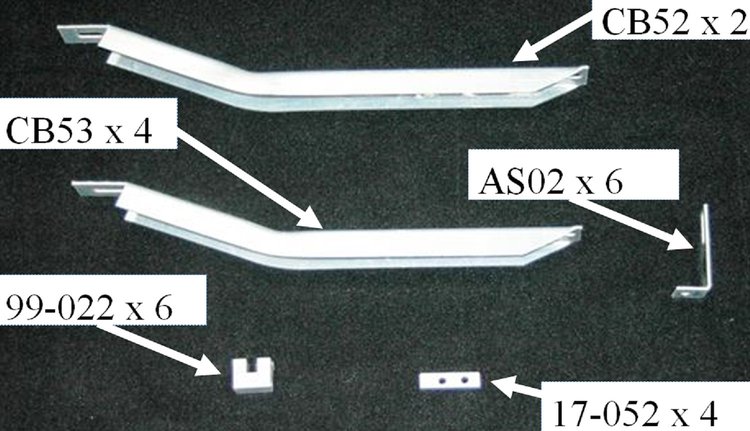 Premier Running Board Bracket Kit for 2010-2017 GMC Terrain