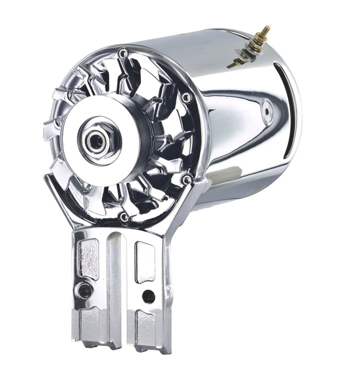 1939-48 Ford Flathead PowerGEN Front Mount Alternator Chrome