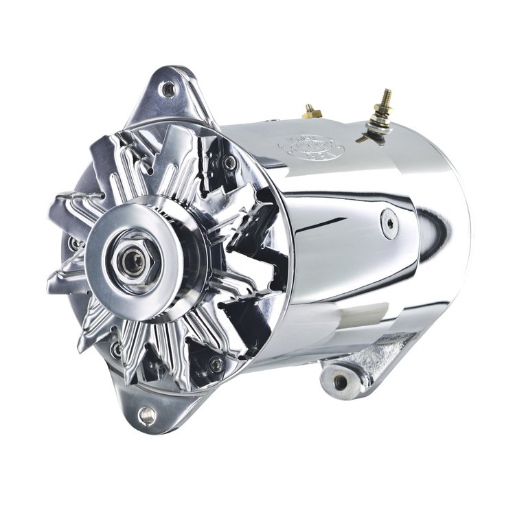 GM Long PowerGEN Alternator Chrome