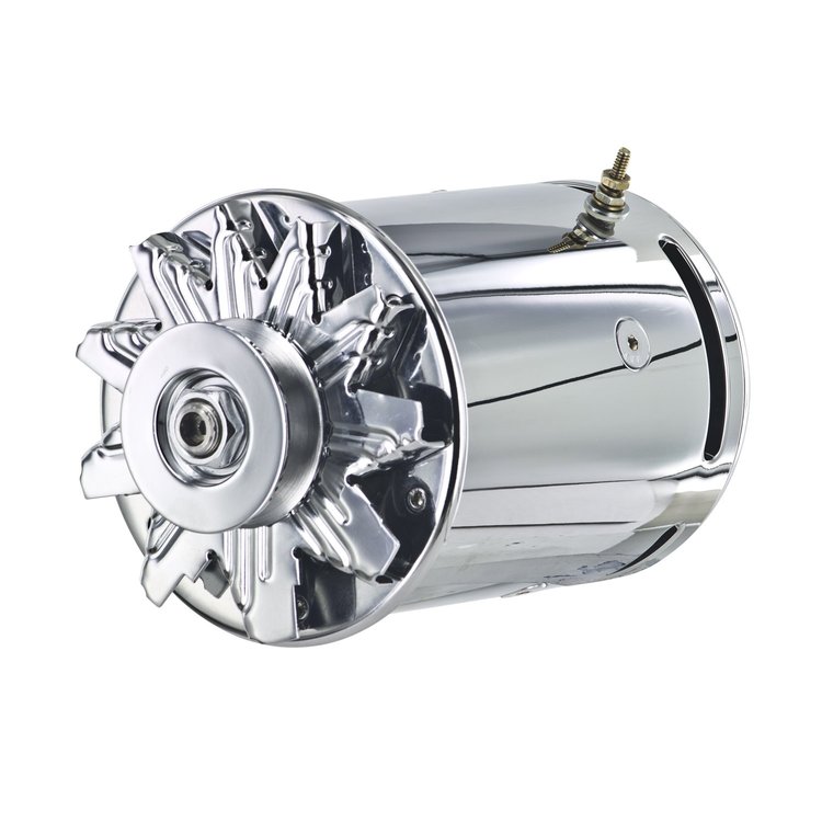 Custom PowerGEN Custom Mount Alternator Chrome