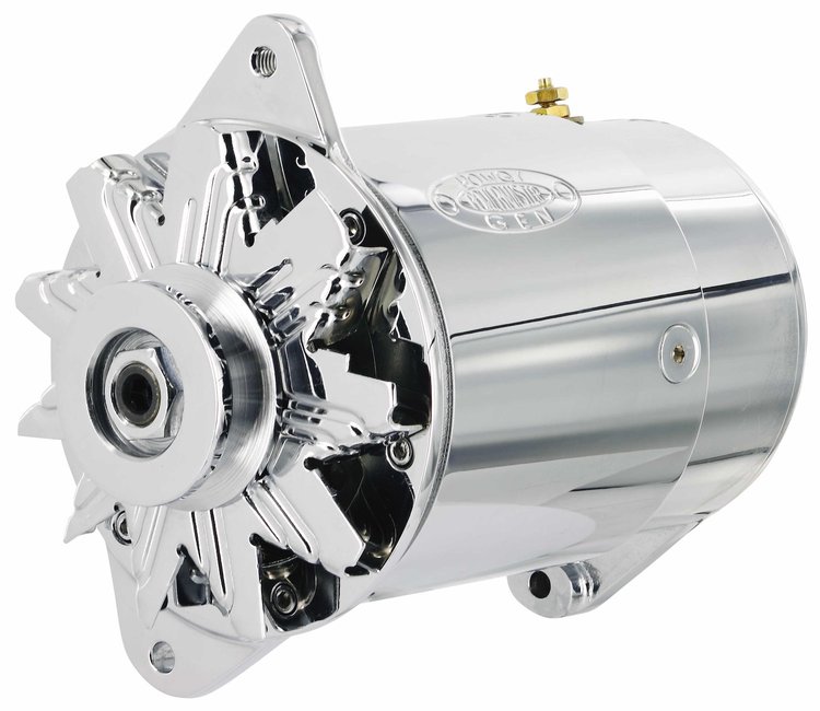 GM Short PowerGEN Alternator Chrome