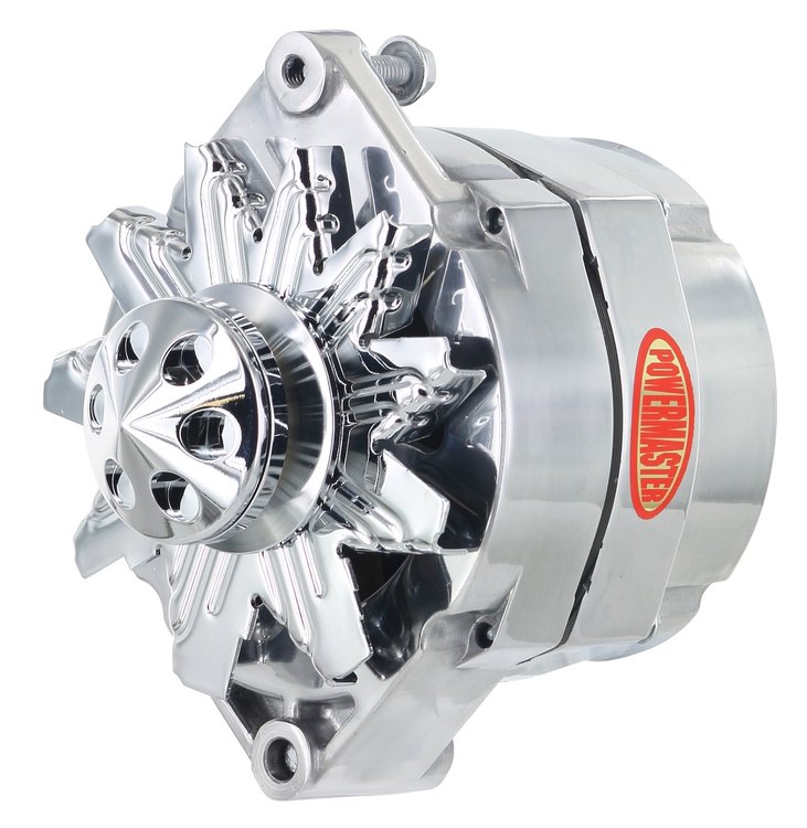 GM 12si-Style Alternator Polished