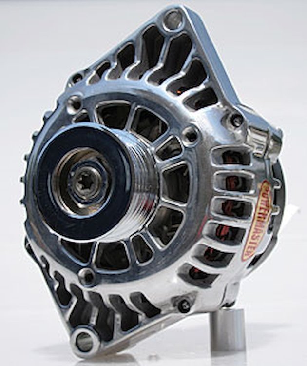 GM CS130D Straight Mount 7.24" Alternator Polished