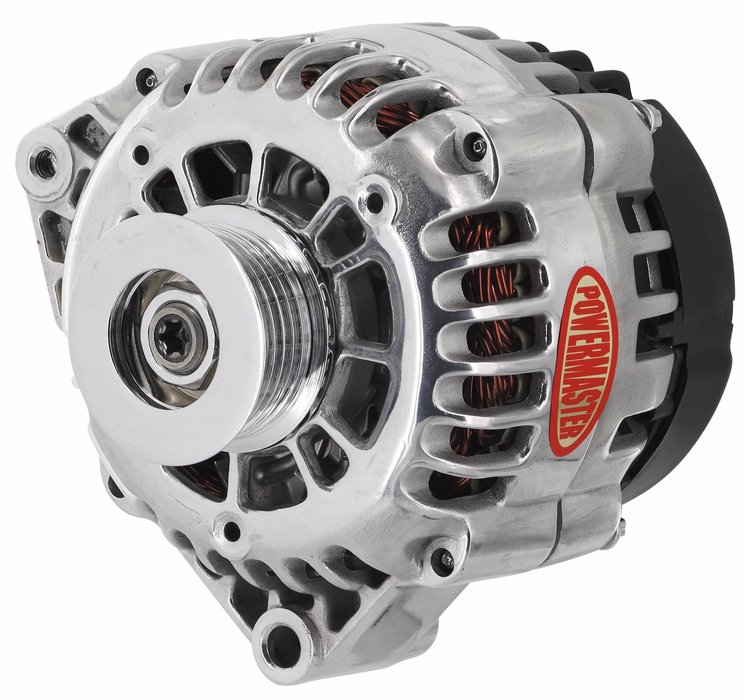 GM CS130D Offset Left Mount 4.17" Alternator Polished
