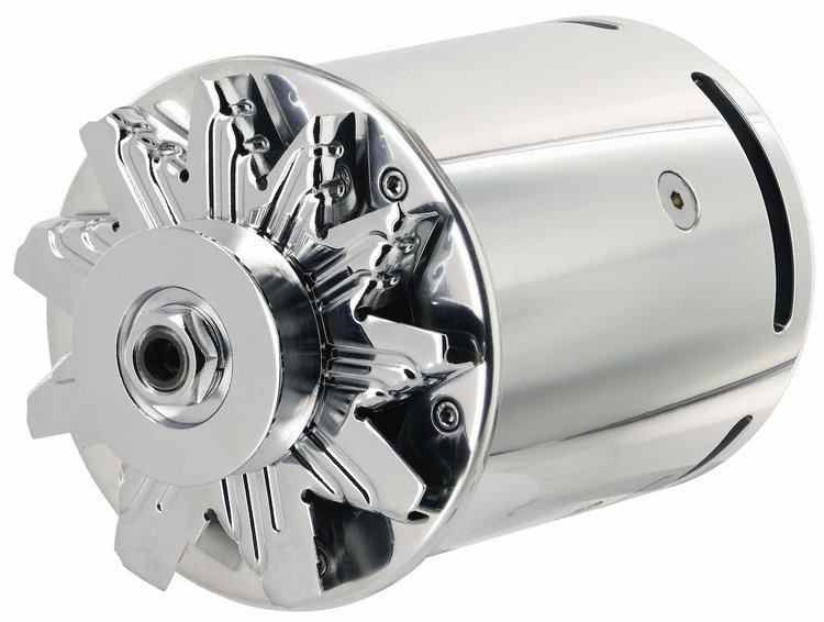 Custom PowerGEN Custom Mount Alternator Polished
