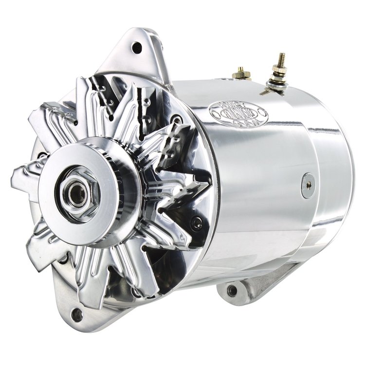 GM Short PowerGEN Alternator Polished