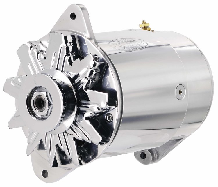 GM Short PowerGEN Alternator Polished